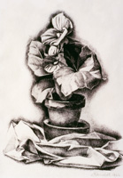 04.Alexander Kanoldt, Geranium, 1922, lithograph