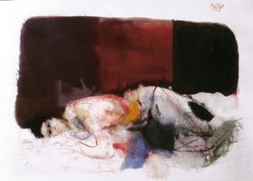 10.Giselbert Hoke, Female nude, 1970, mixed media