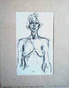 21.Alberto Giacometti, Untitled, lithograph