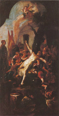 05.Paul Troger, The Martyrdom of St. Cassian, dat. 1753, oil on canvas